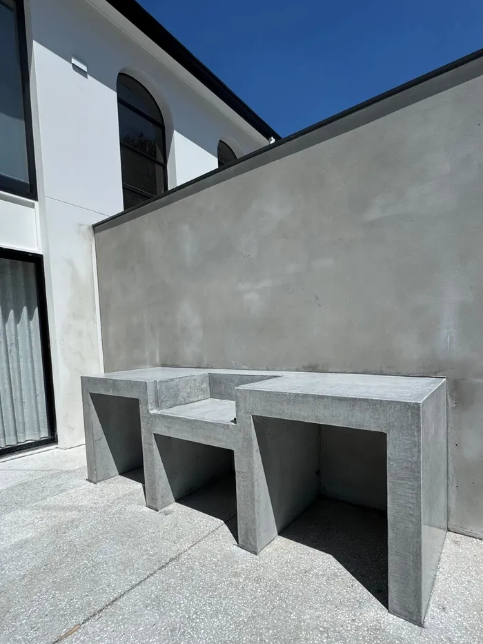 Geostone Exposed Aggregate Backyard and Benchtop in Burraneer, NSW