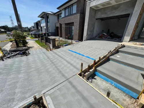 Driveway, Steps and Council Footpath in Gregory Hills, NSW