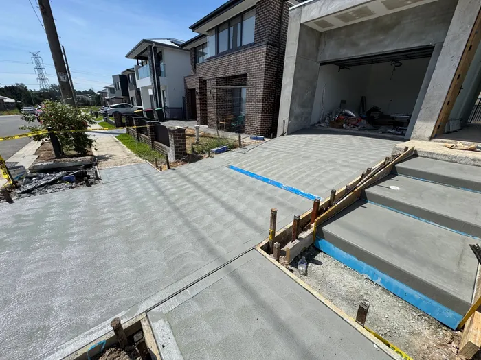 Driveway, Steps and Council Footpath in Gregory Hills, NSW