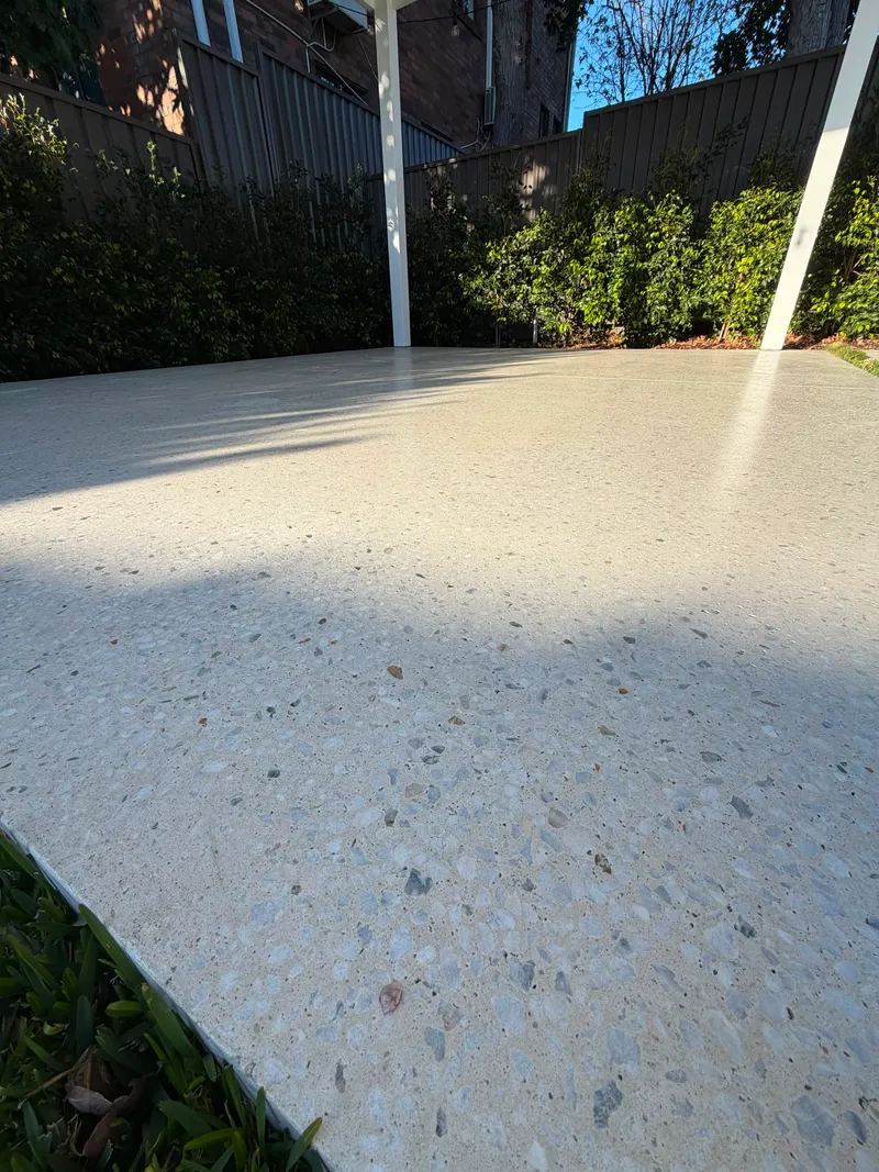 Close view of the honed finish on the Matraville slab, with the stone ground back smooth